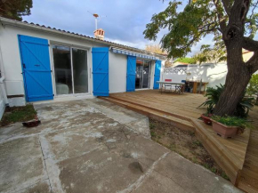 Villa rénovée avec clim et terrasse à 150m de la plage - FR-1-776-3
